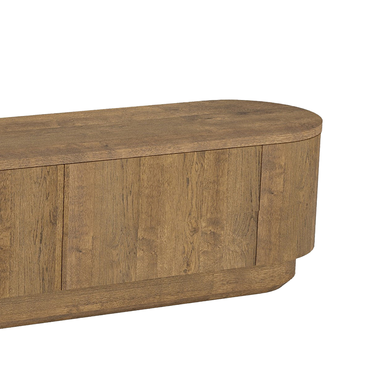 TV cabinet WHISPERING OAK 240x45x40cm brown