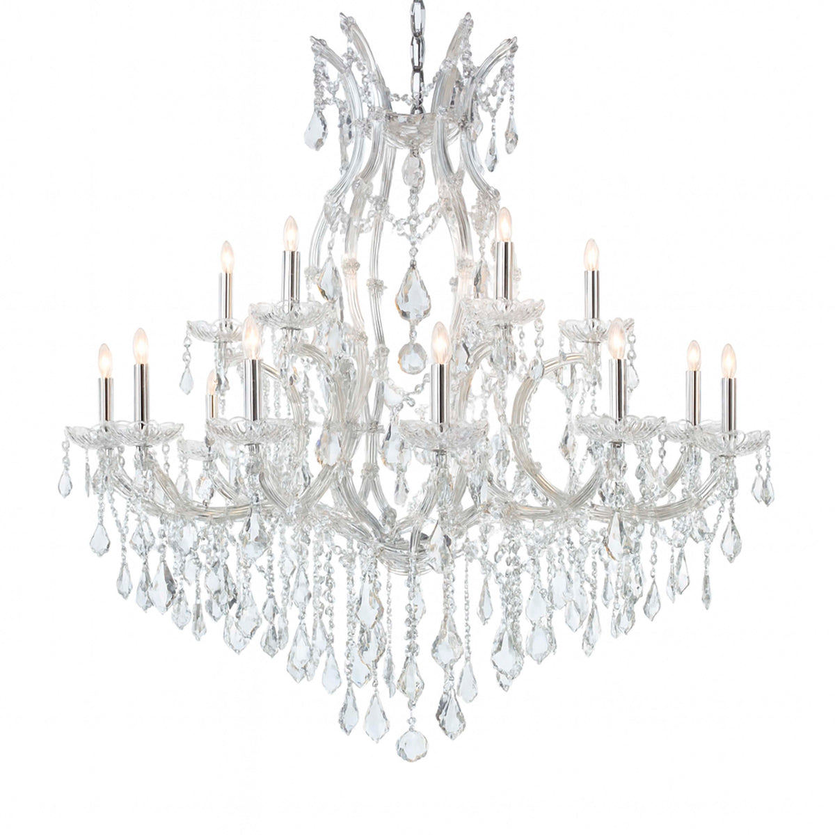 Chandelier IR/NI K5 crystals 75x86x86