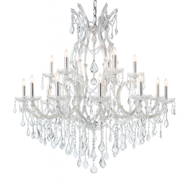 Chandelier IR/NI K5 crystals 75x86x86