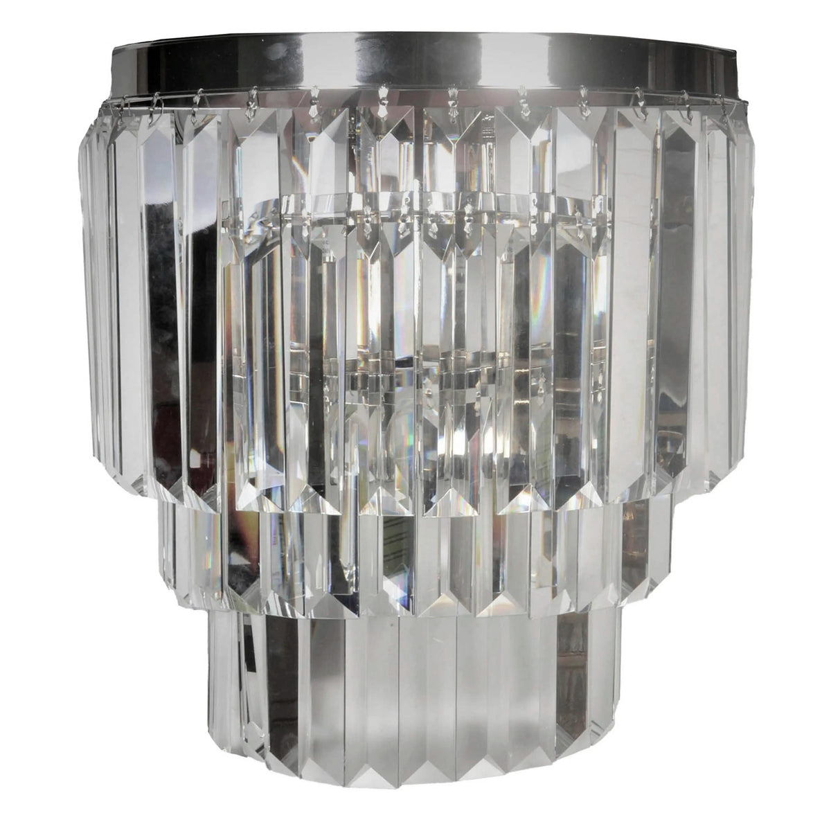 Wall lamp IR/NI clear glass 38x18x39