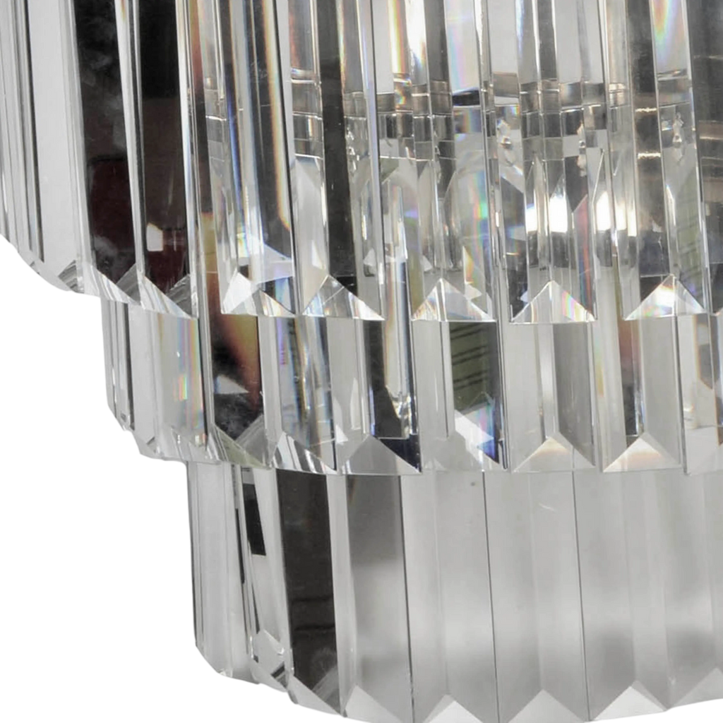 Wall lamp IR/NI clear glass 38x18x39