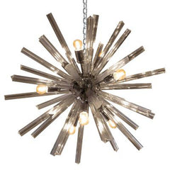 Ceiling lamp IR/NI clear glass 75x75x75