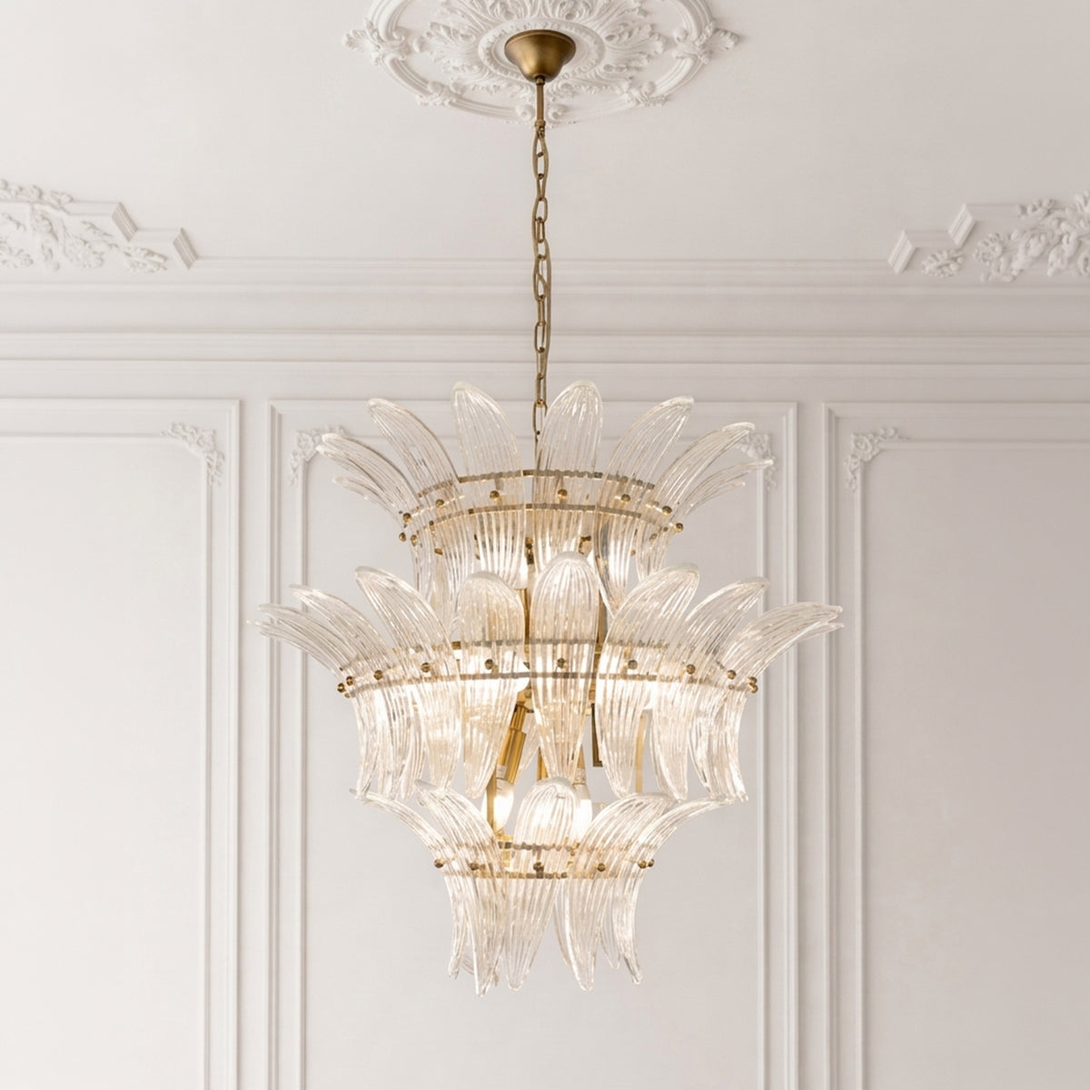 Chandelier GLOW Ø74x68cm clear