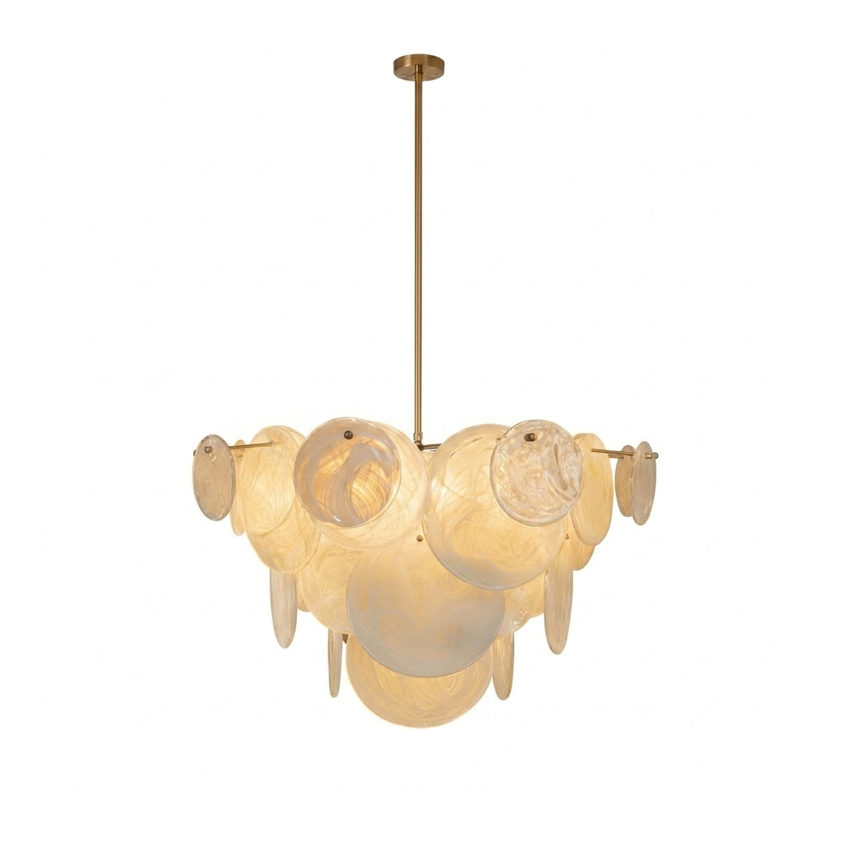 Plafondlamp GLEAM Ø87x53cm zand
