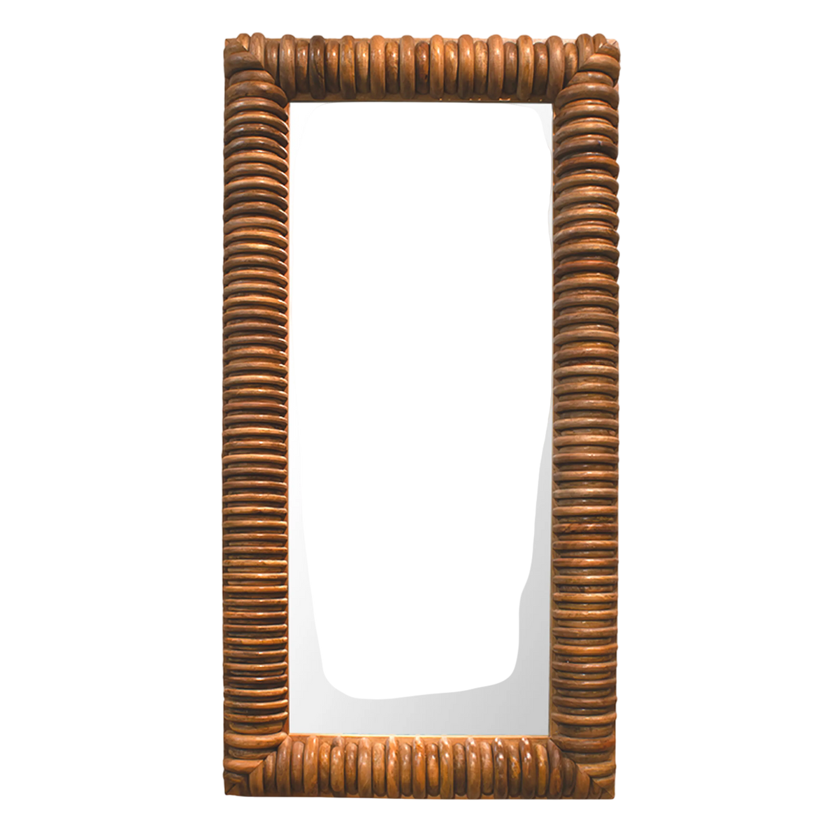 Mirror LINEA 76x153x9cm natural wood