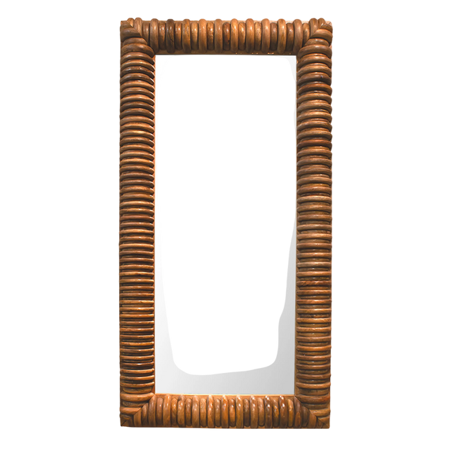 Mirror LINEA 76x153x9cm natural wood