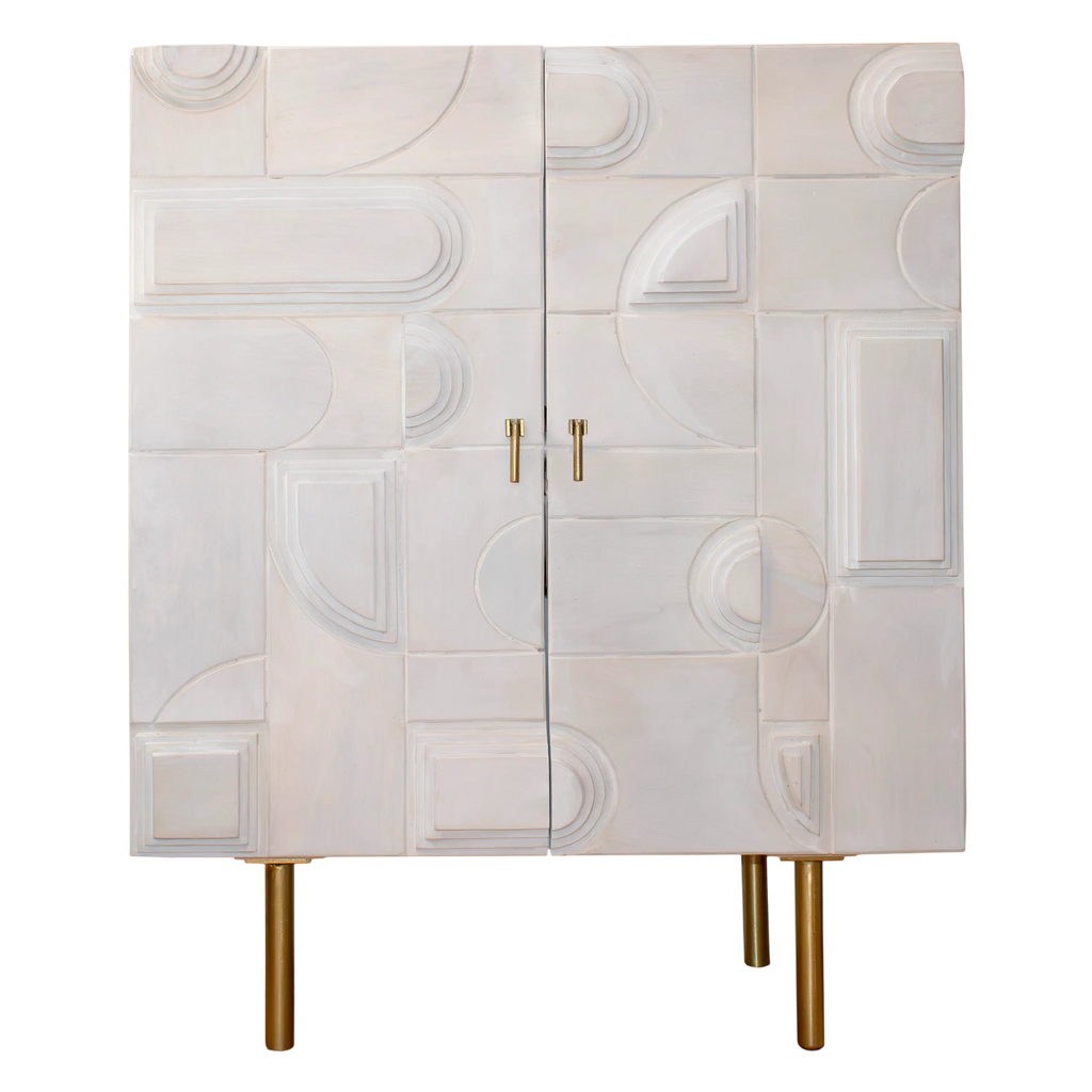 Chest whitewash mango wood 92x43x116