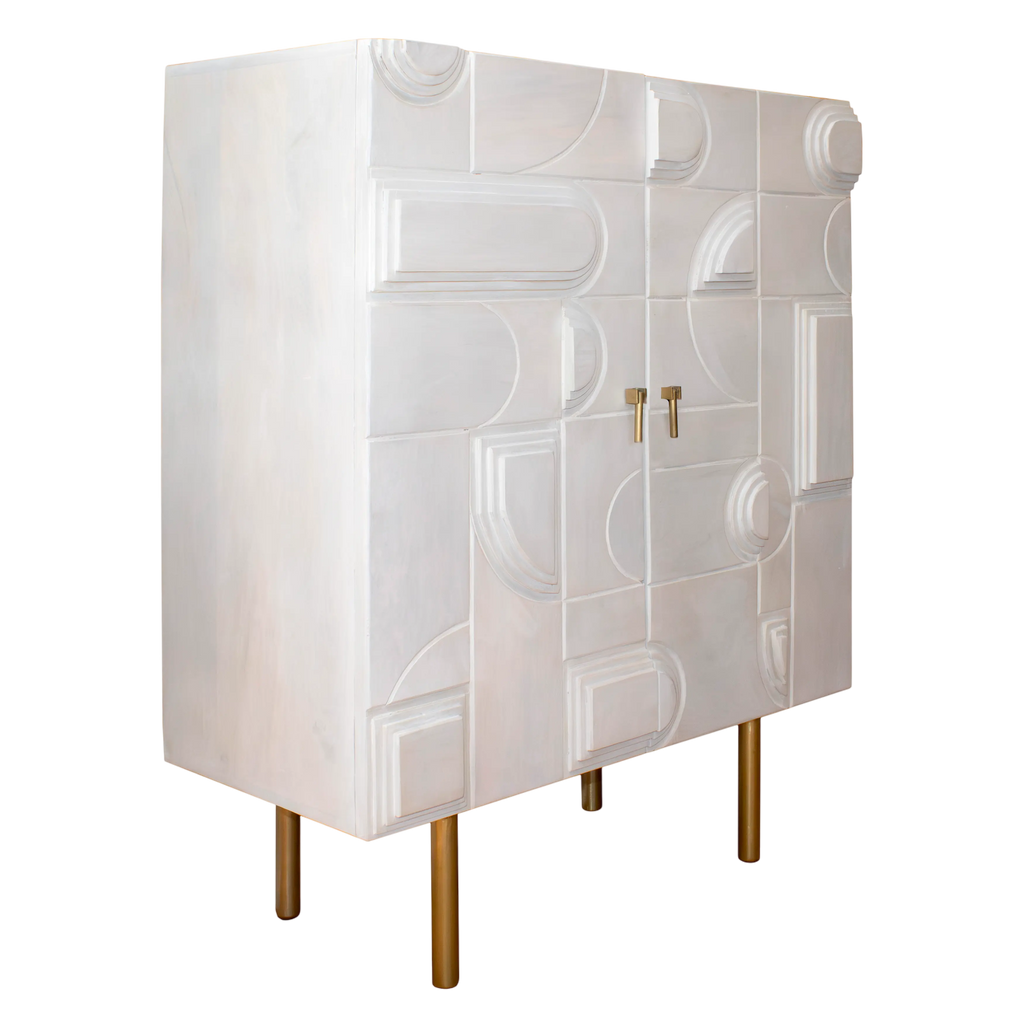 Chest whitewash mango wood 92x43x116