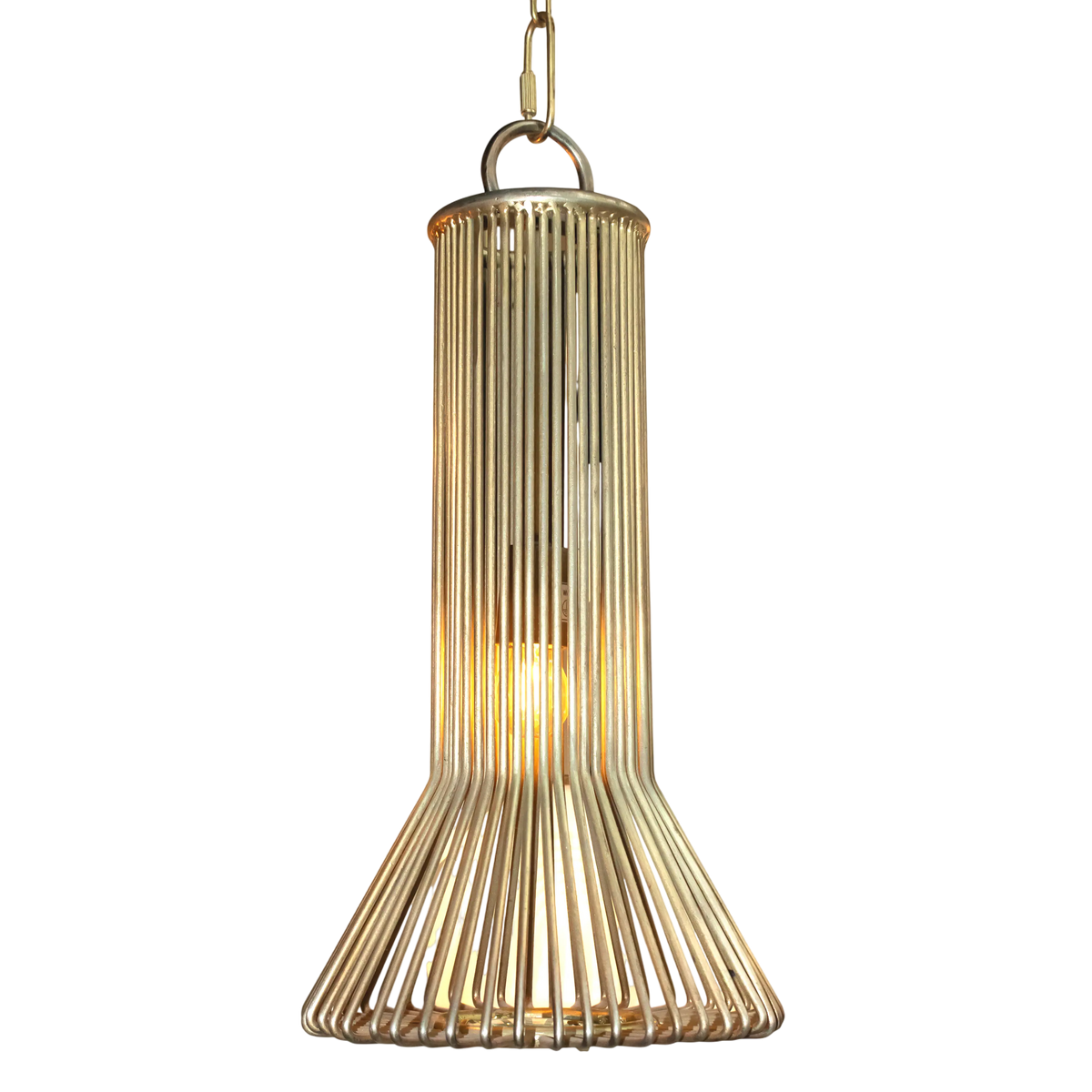 Ceiling lamp IR/BRONZE w/glass 31x31x61