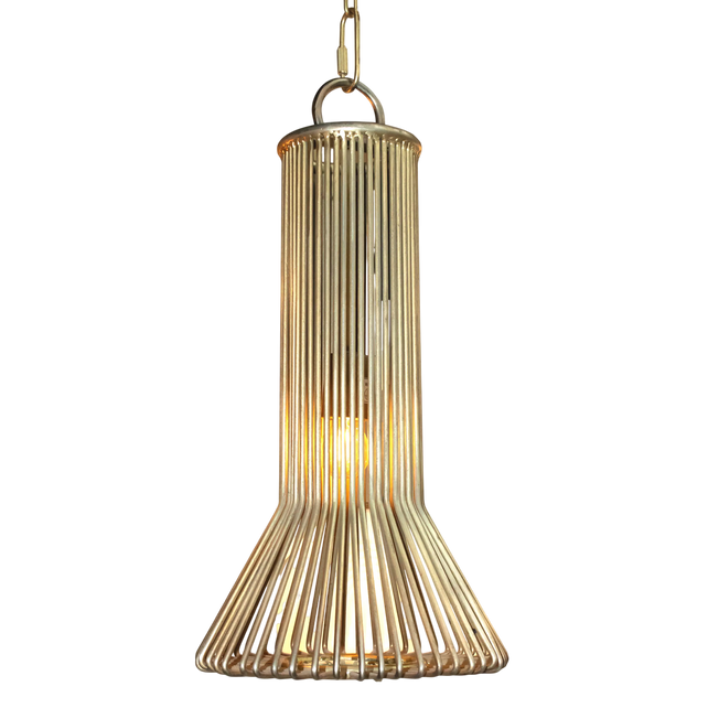 Ceiling lamp IR/BRONZE w/glass 31x31x61