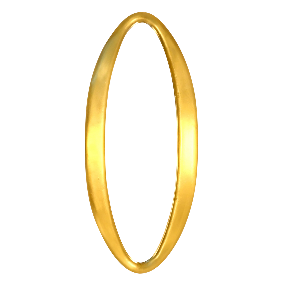 Mirror oval BRASS mango wood 72x163