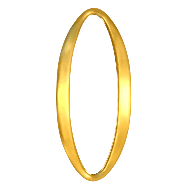Mirror oval BRASS mango wood 72x163