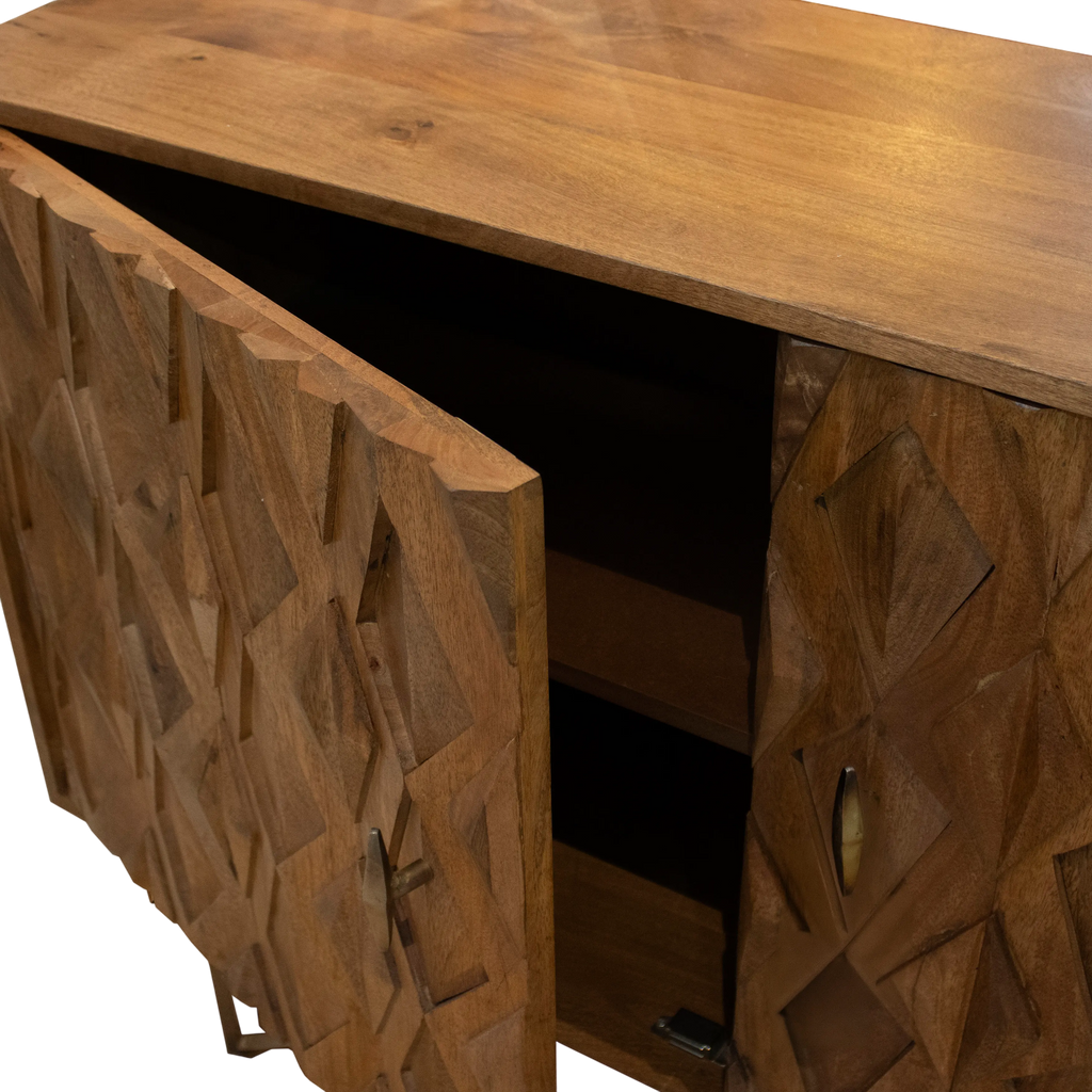 Sideboard ASTRO 122x42x88cm brown mango