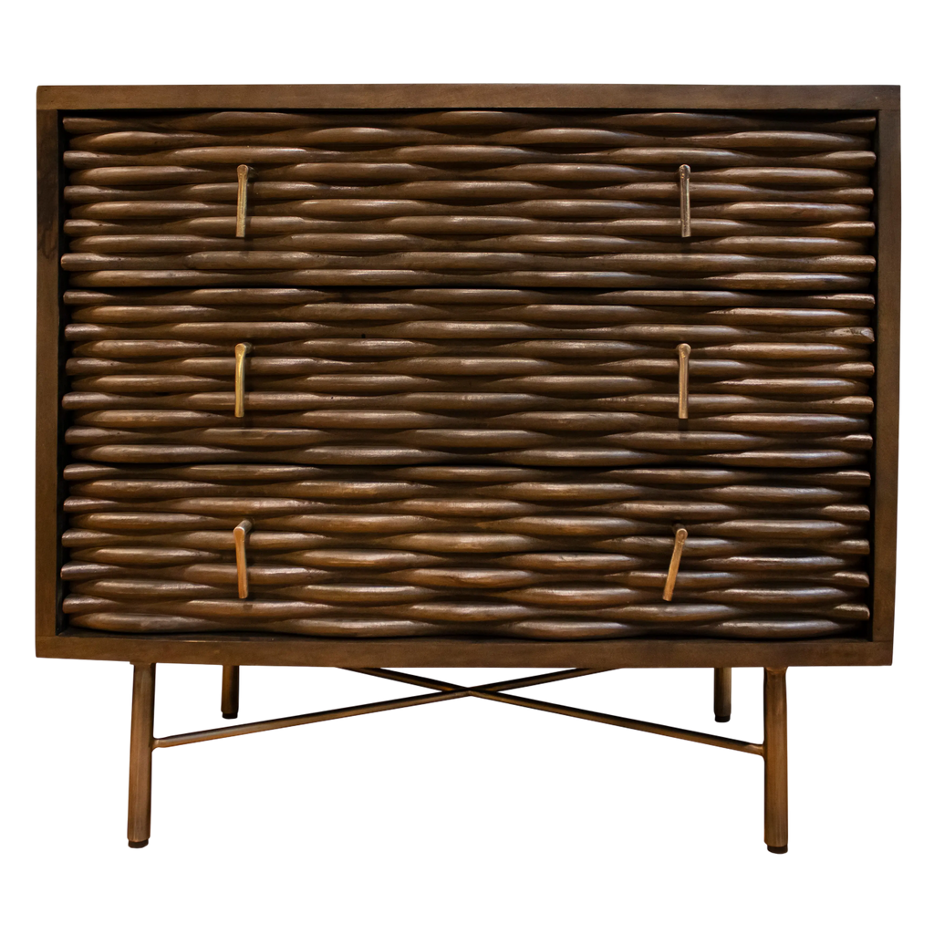 Sideboard brown mango wood 91x41x82