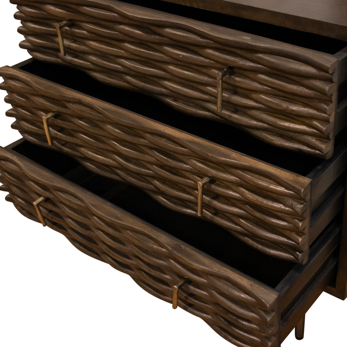 Sideboard brown mango wood 91x41x82