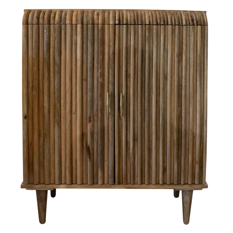 Cabinet LINEA 91x42x112cm natural wood