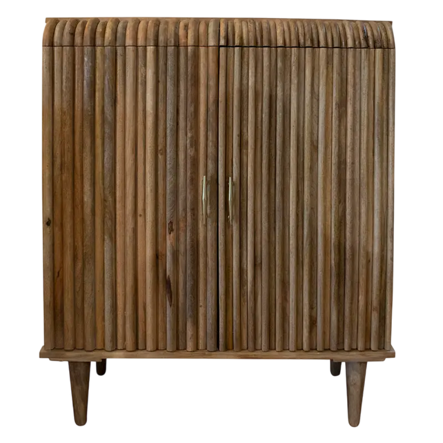 Cabinet LINEA 91x42x112cm natural wood