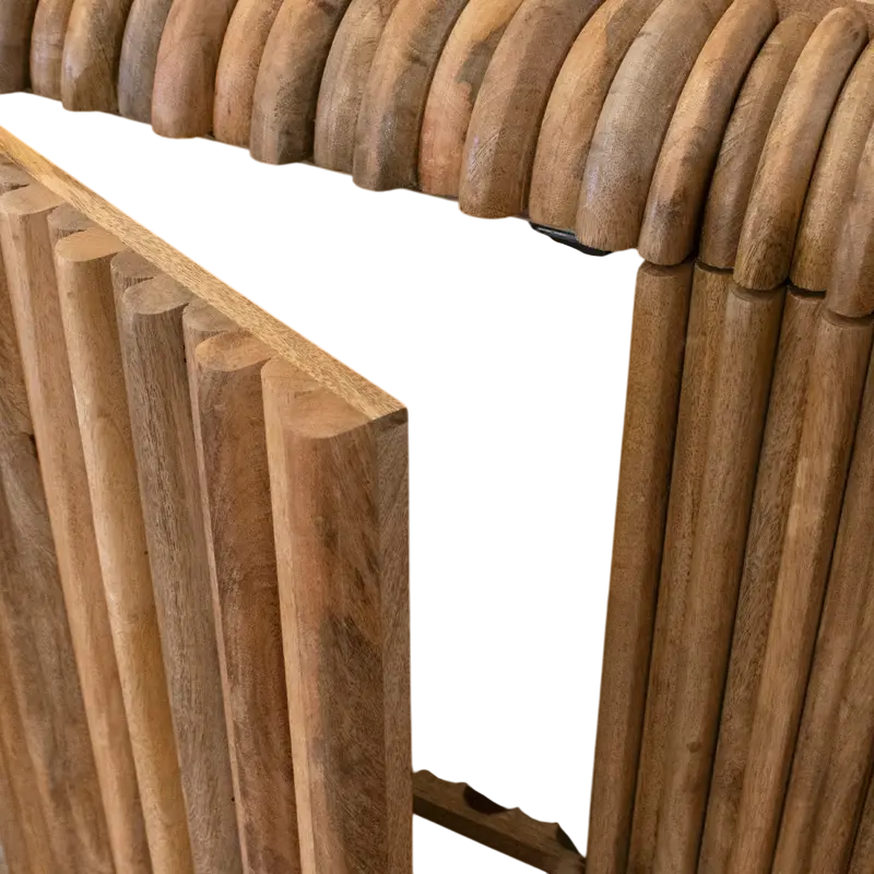 Cabinet LINEA 91x42x112cm natural wood