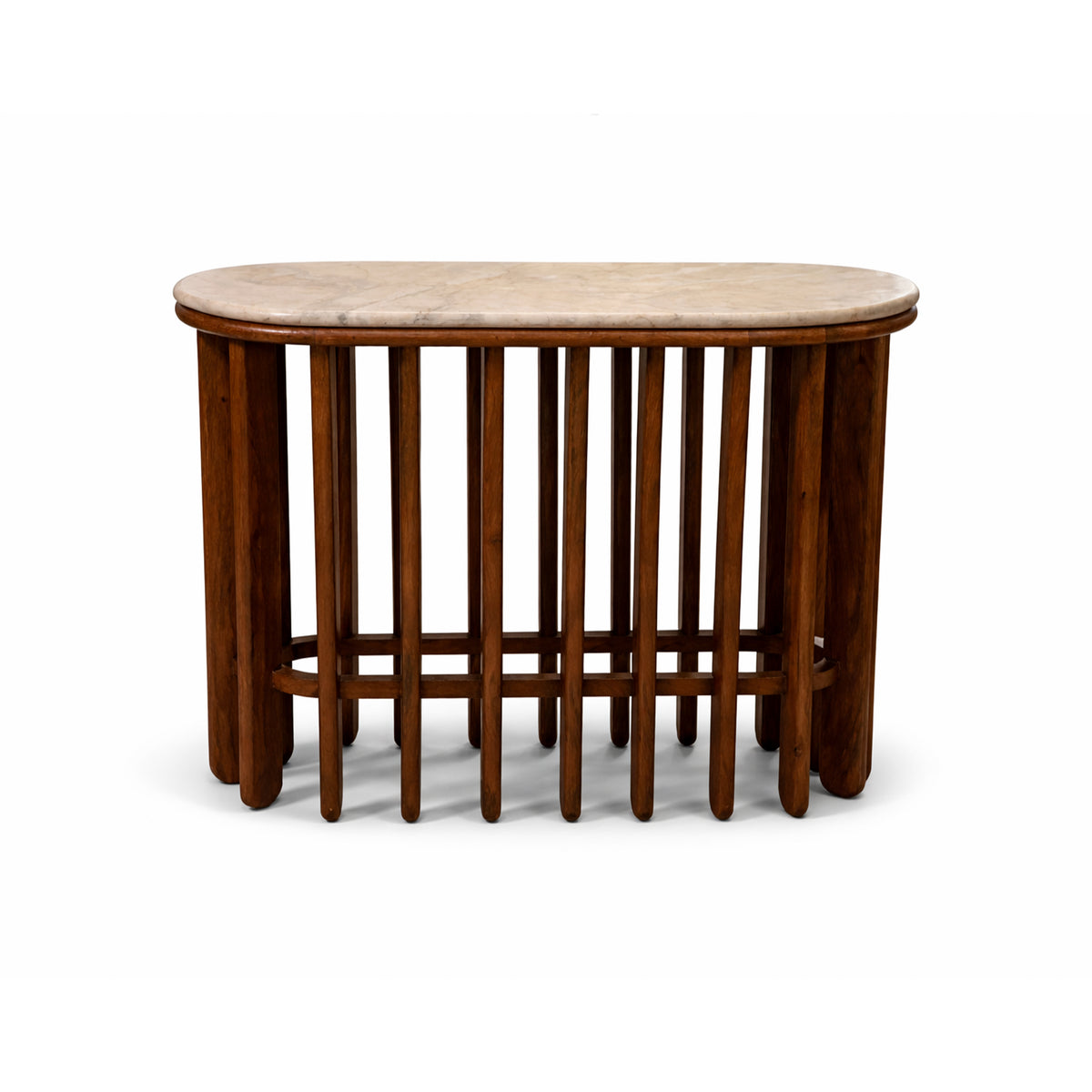 Console table ZERRA 100x40x76cm brown wood