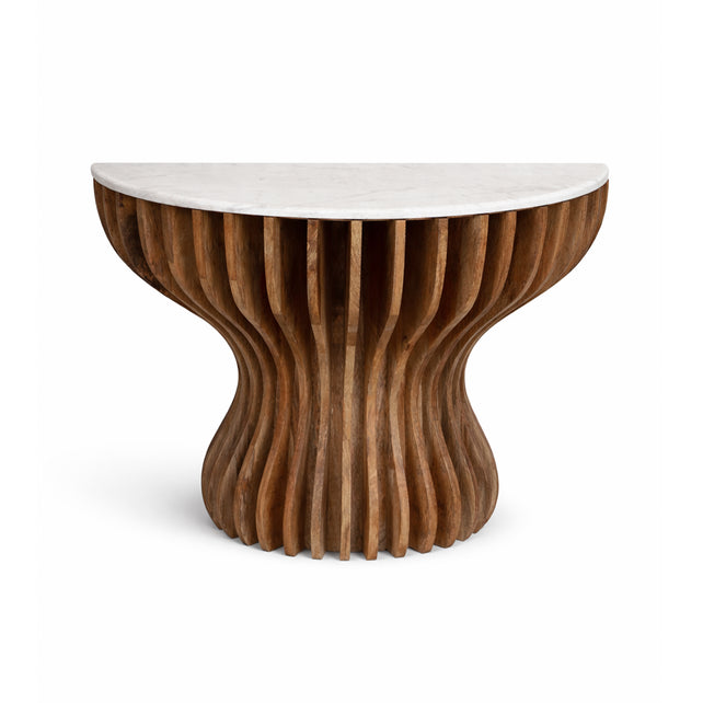 Console table VIENNA 91x39x76xm natural wood