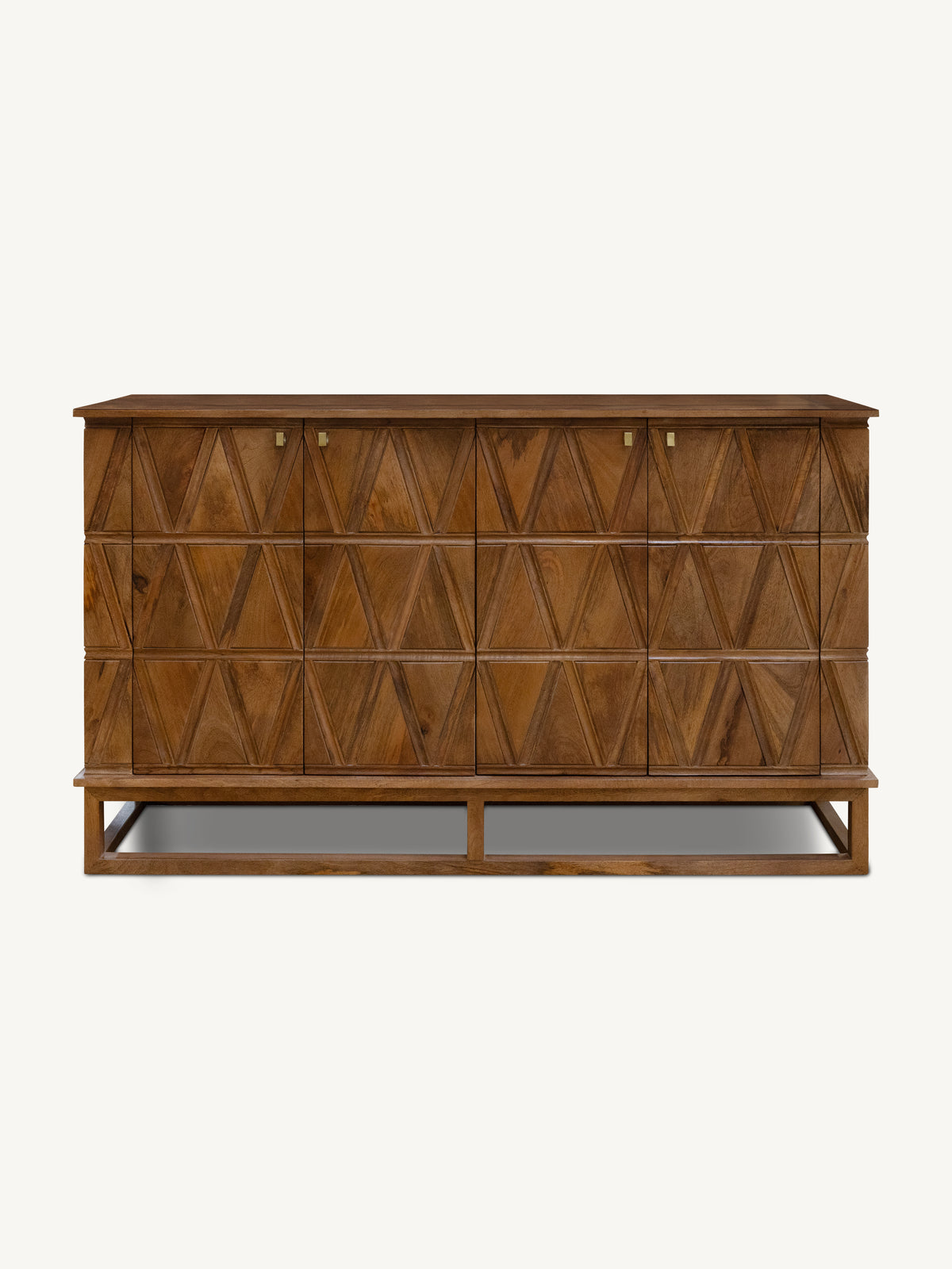 Sideboard MONTHEY 147x42x87cm light brown