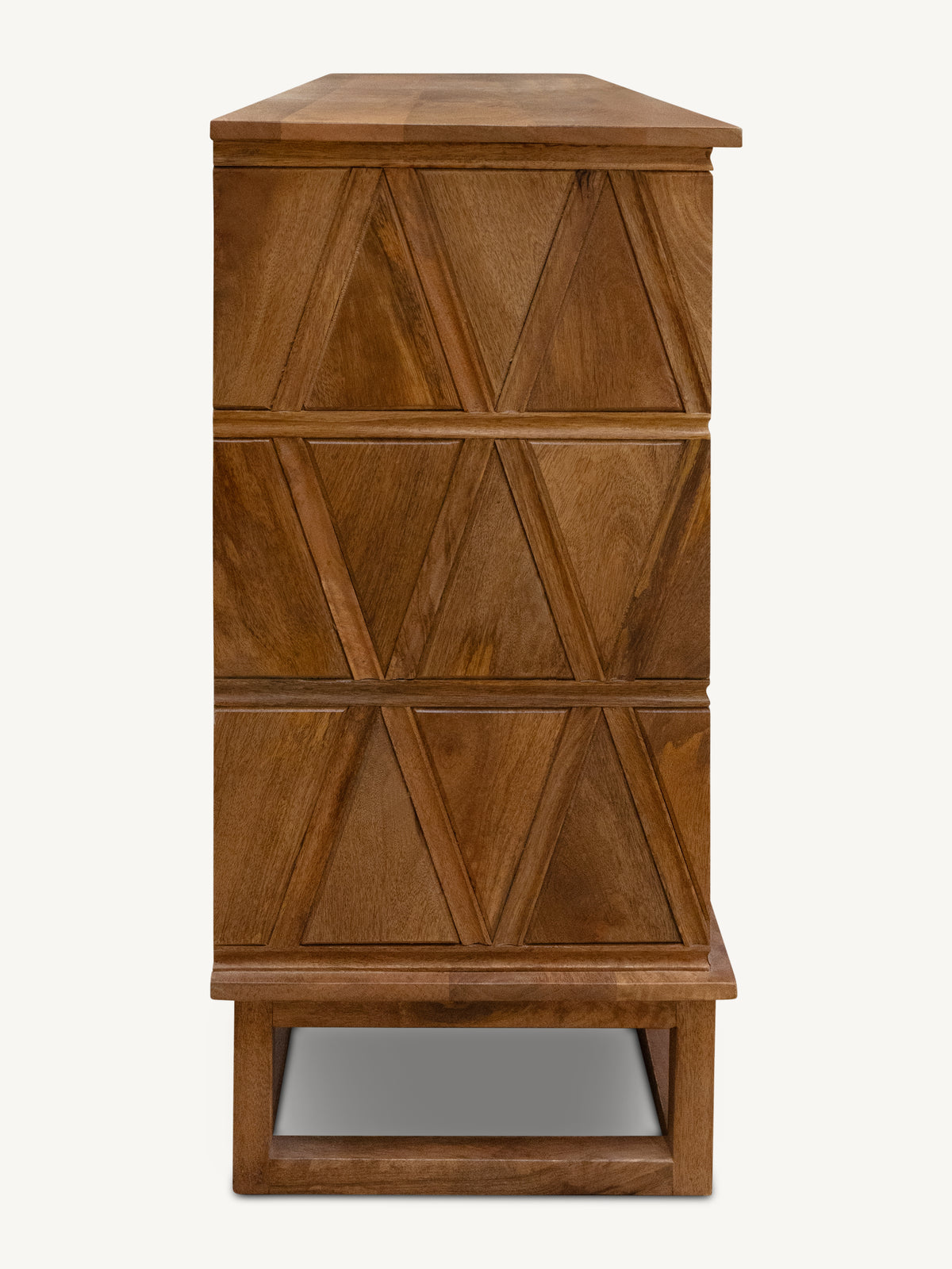 Sideboard MONTHEY 147x42x87cm light brown