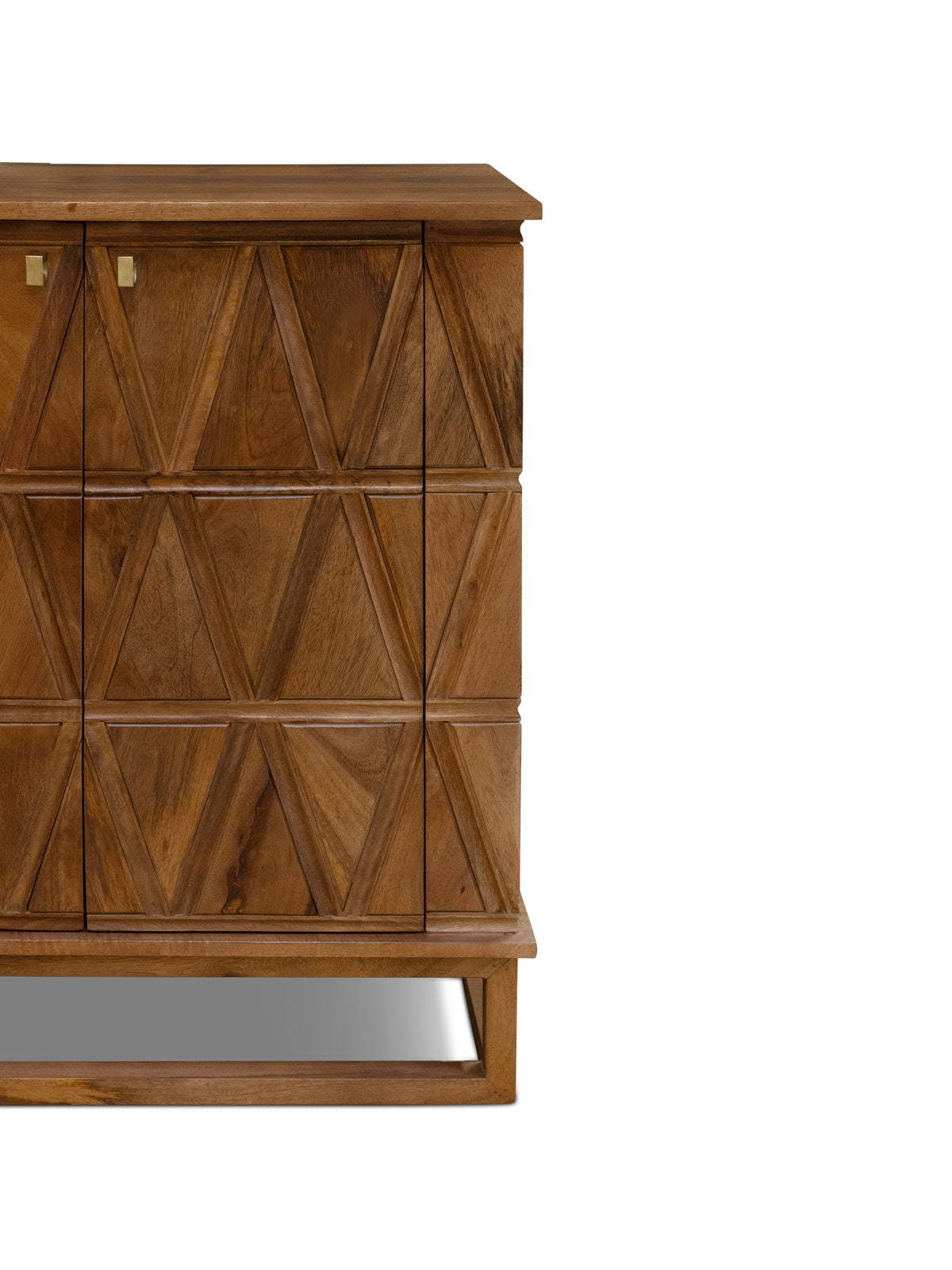 Sideboard MONTHEY 147x42x87cm light brown