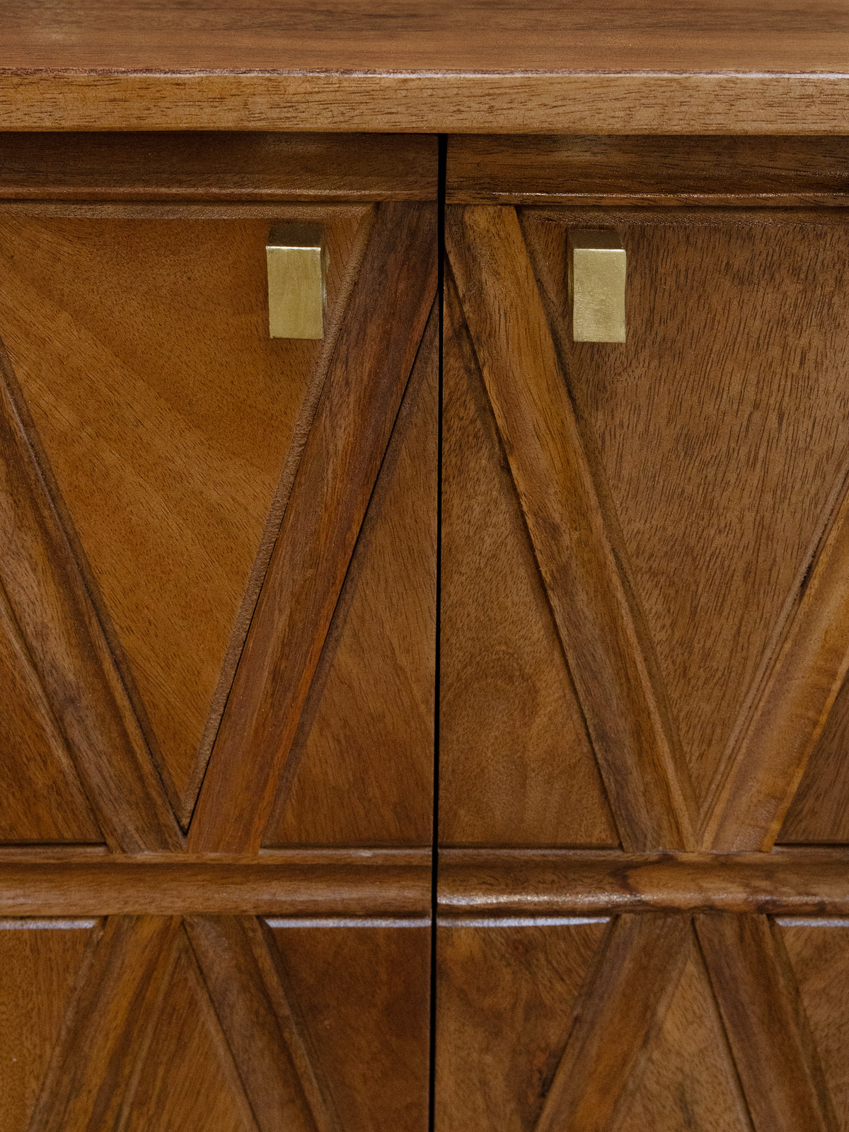 Sideboard MONTHEY 147x42x87cm light brown