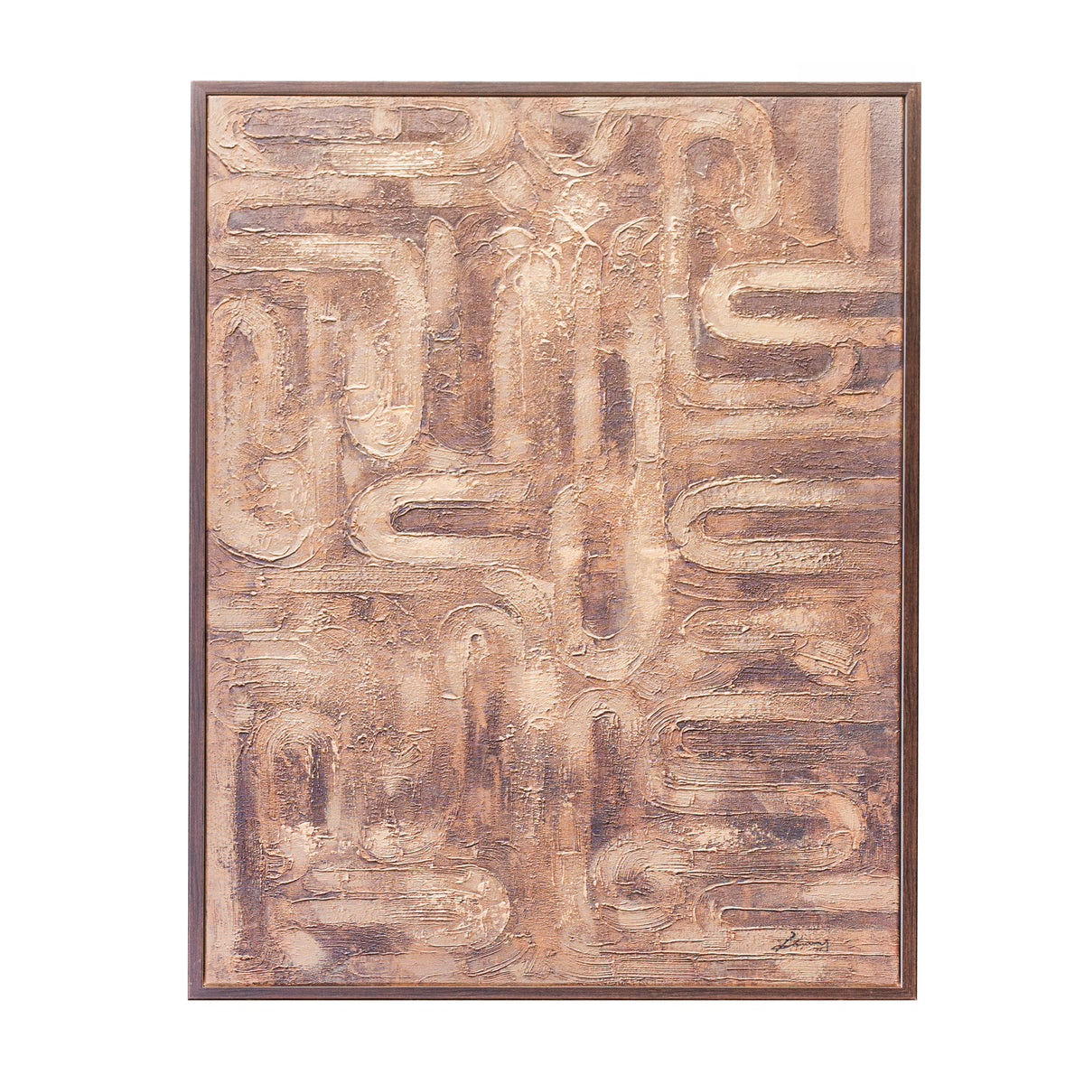 Handpainting LAWRENCE 80x120 brown