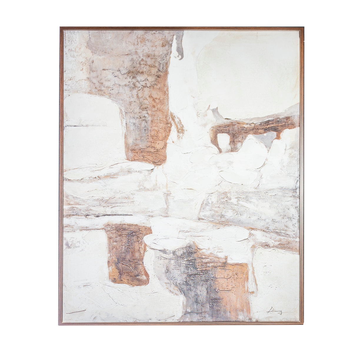 Handpainting STEVE 110x160cm beige brown
