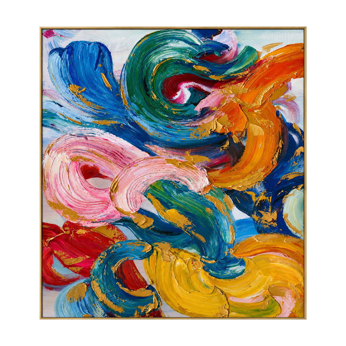 Handpainting KYLE 90x120cm multi