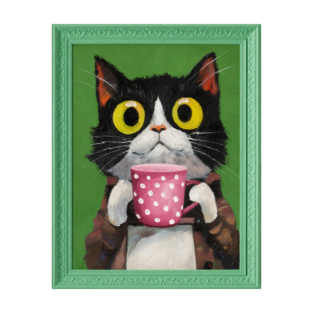 Handpainting CURTIS 45x55cm green