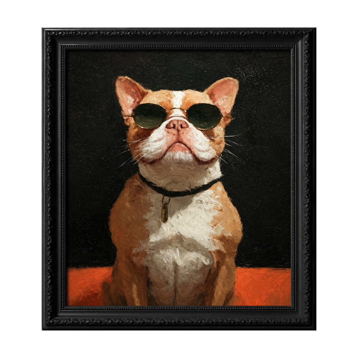 Handbeschildering HARRY 30x40cm zwart
