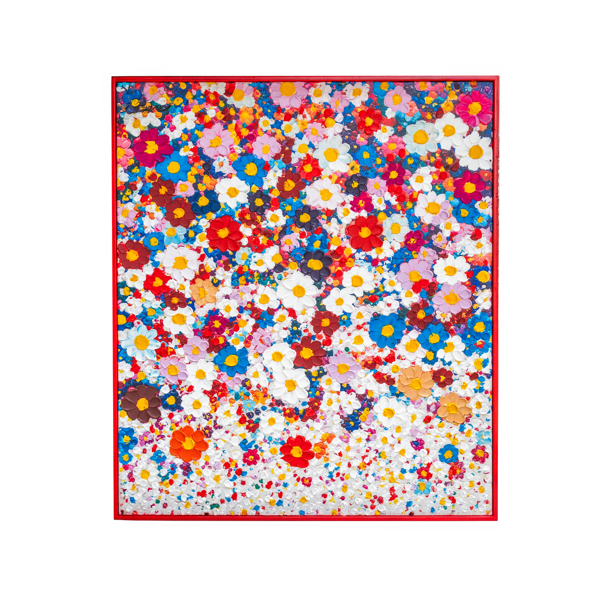 Handpainting VIOLET 60x70cm multi