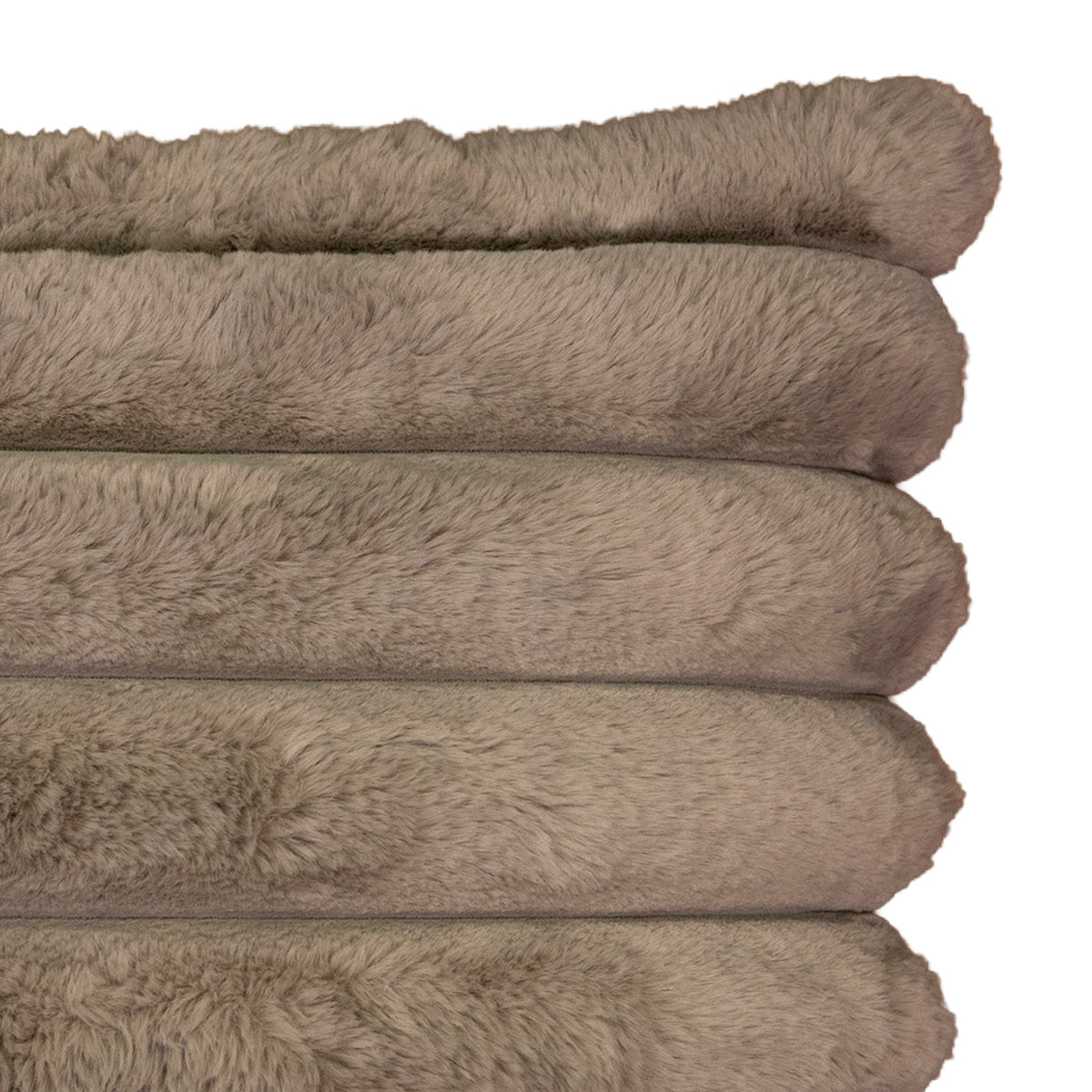 Cushion ROSA faux fur 50x50cm stone