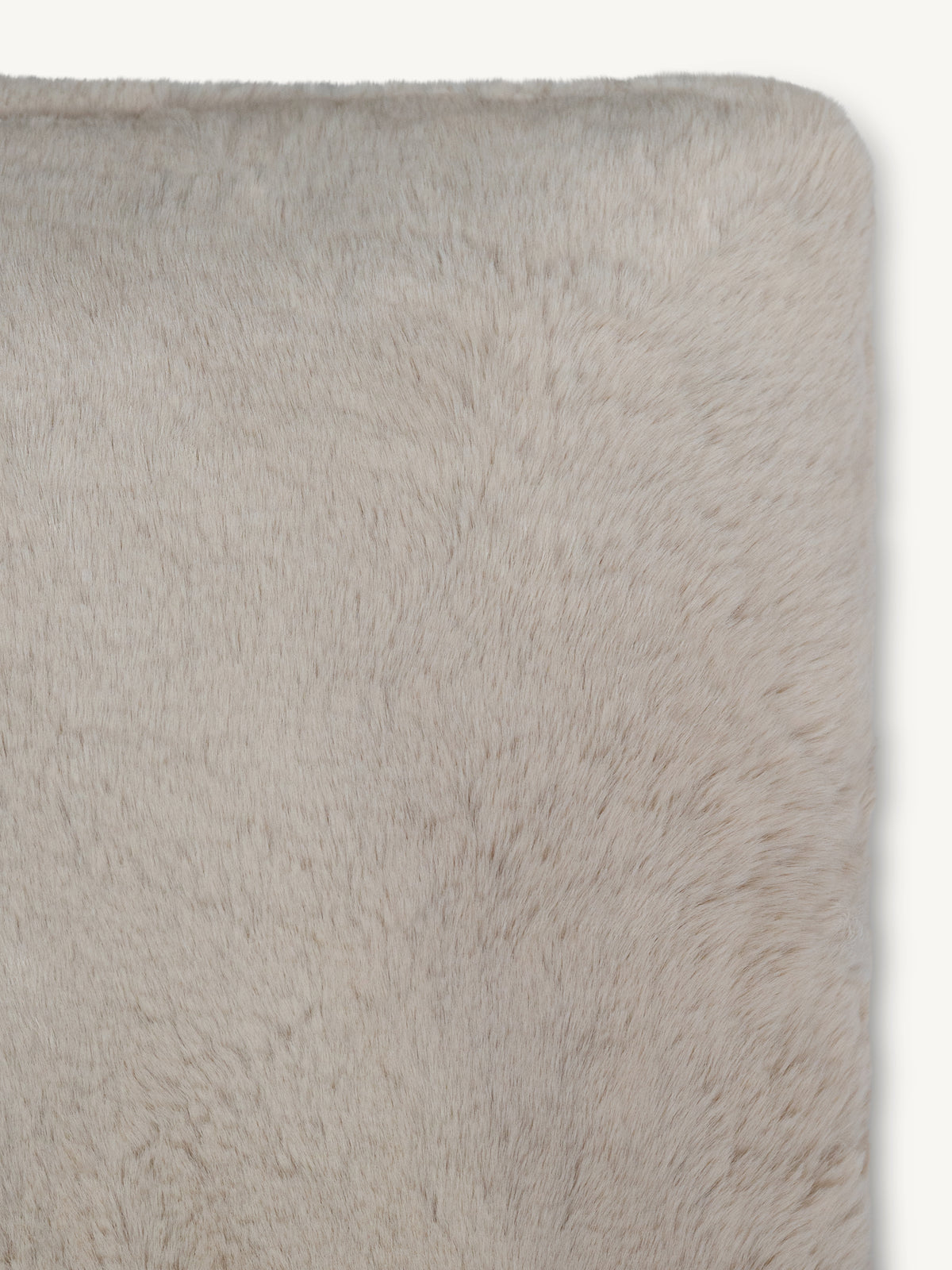 Cushion SUSAN faux fur 50x50cm beige