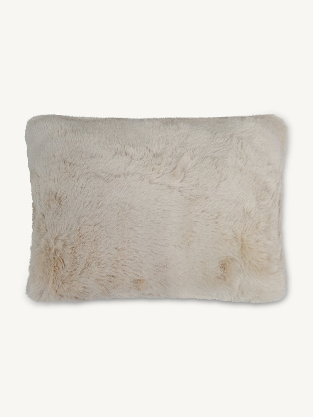 Cushion SUSAN faux fur 50x35cm beige