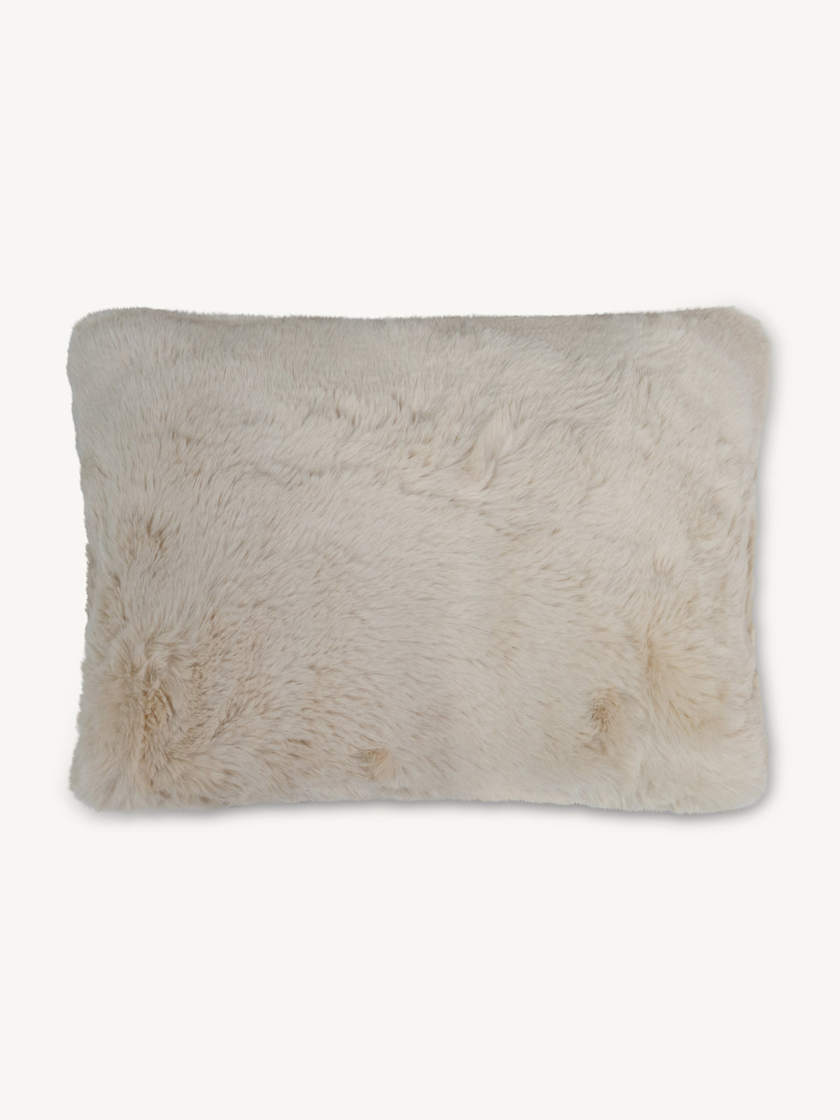 Cushion SUSAN faux fur 50x35cm beige