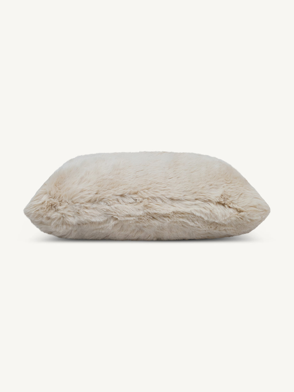 Cushion SUSAN faux fur 50x35cm beige