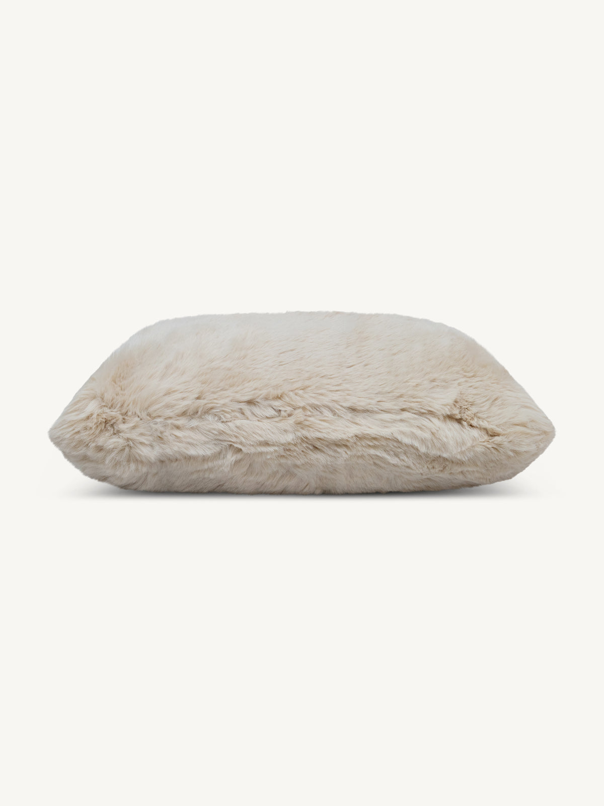 Cushion SUSAN faux fur 50x35cm beige