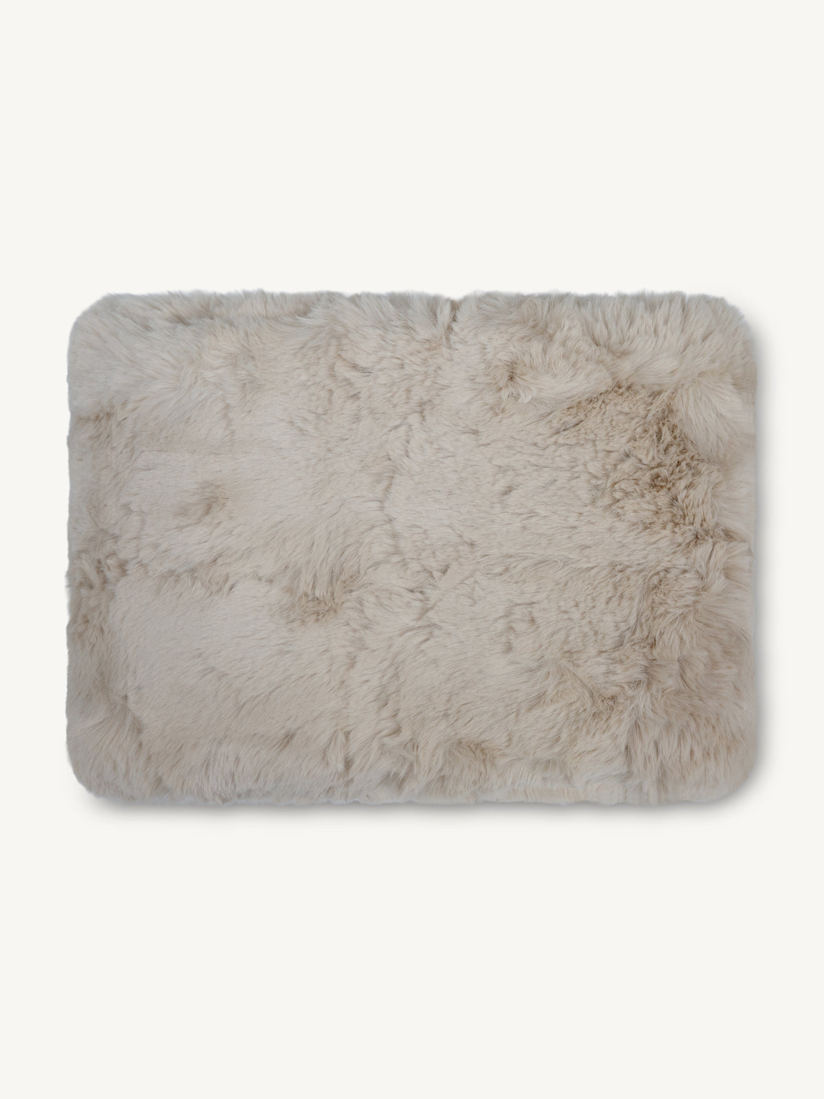 Throw SUSANNAH faux fur 130x170cm beige