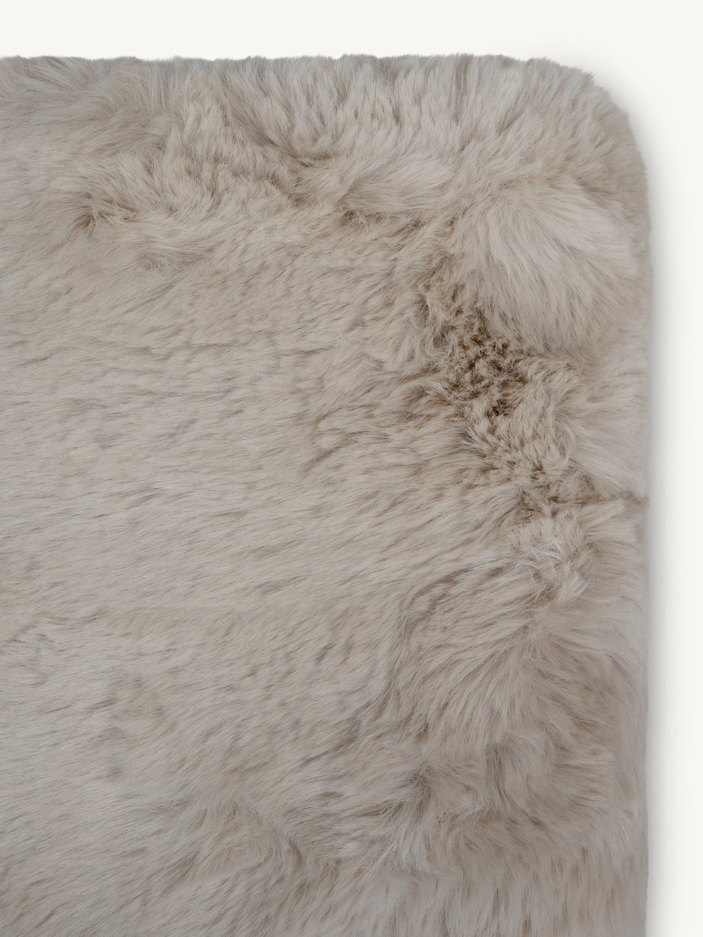 Throw SUSANNAH faux fur 130x170cm beige