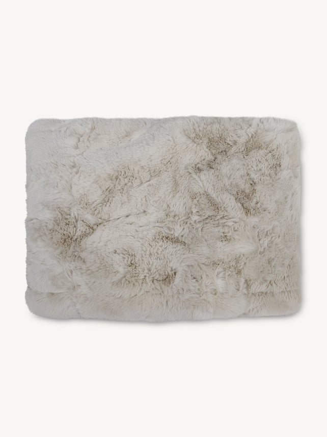 Plaid SUSANNAH faux fur 260x280cm beige