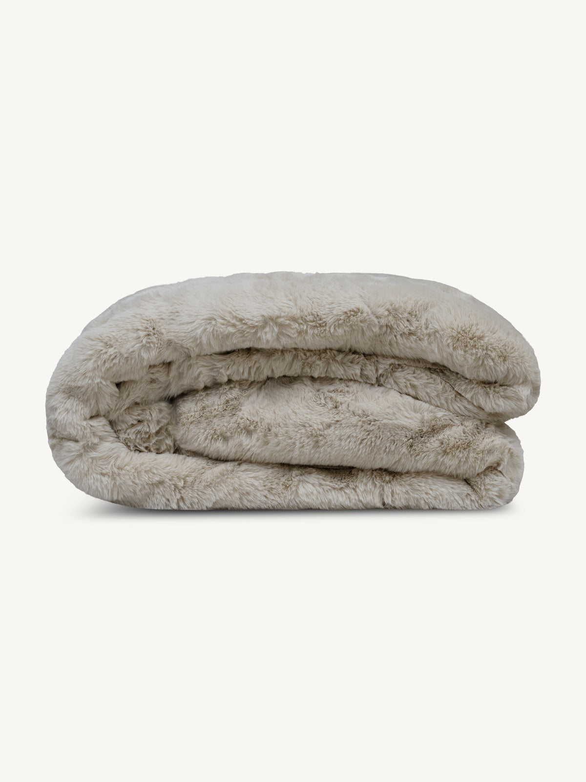 Plaid SUSANNAH faux fur 260x280cm beige