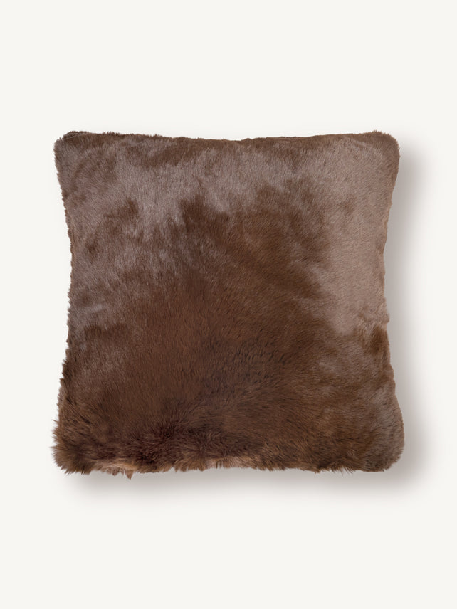 Cushion SUSAN faux fur 50x50cm brown