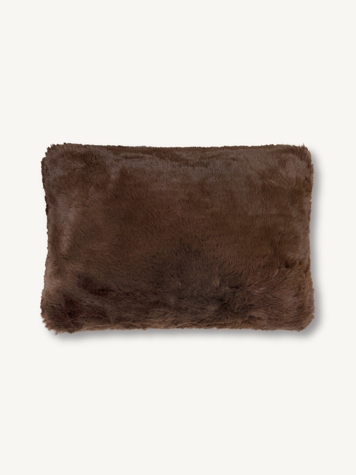 Cushion SUSAN faux fur 50x35cm brown