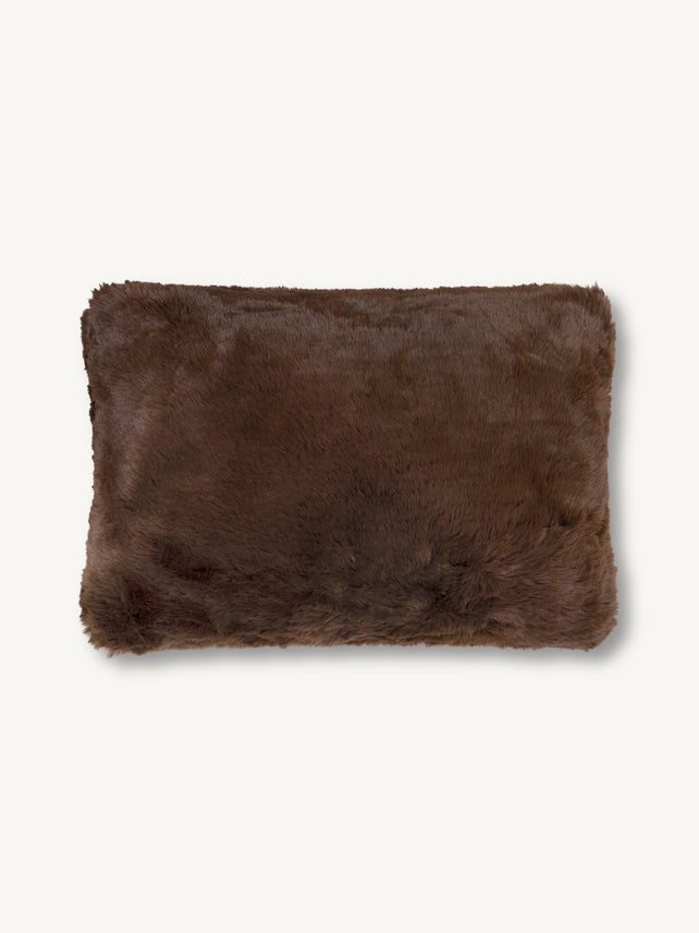 Kussen SUSAN imitatiebont 50x35cm bruin