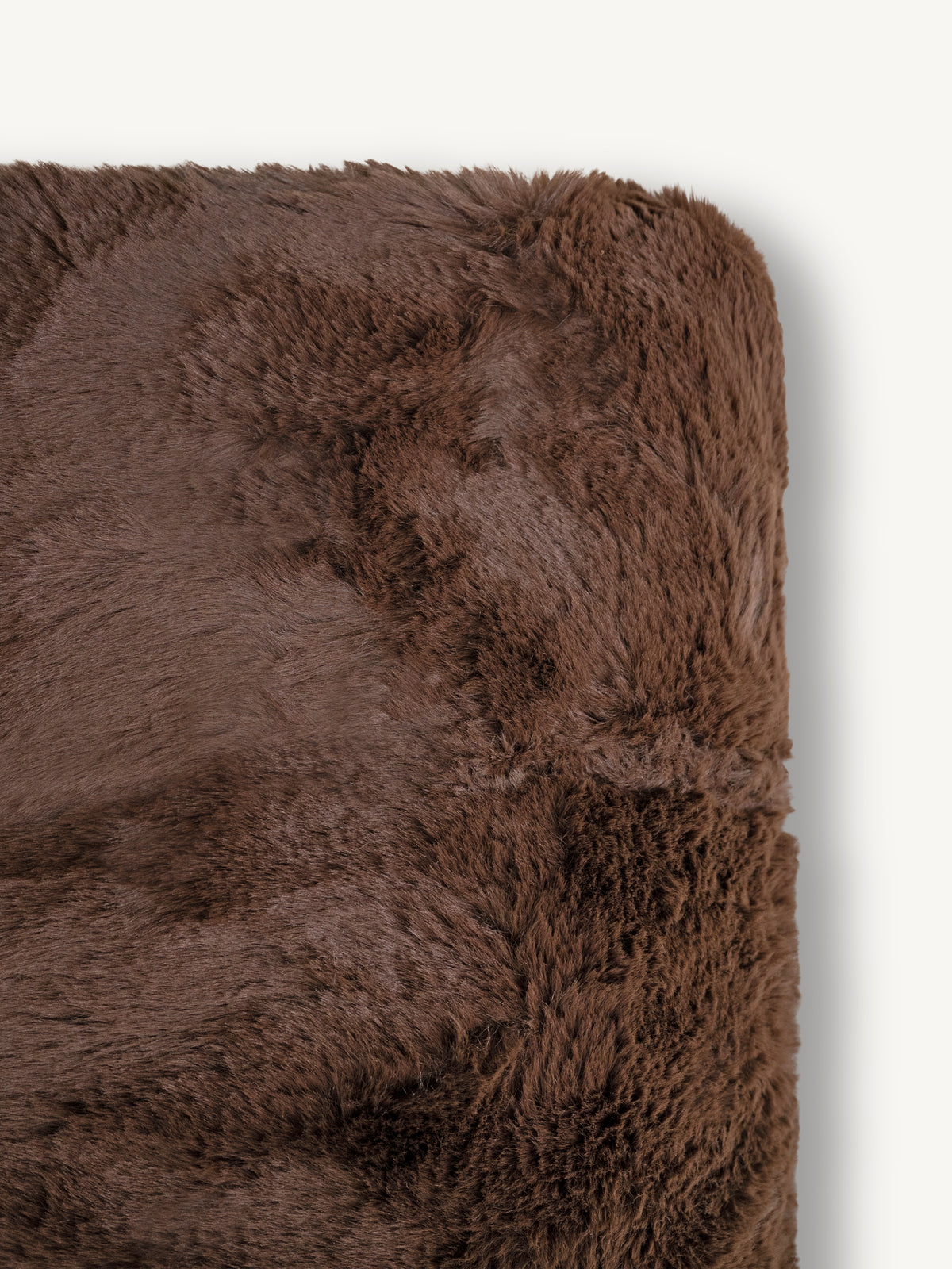 Plaid SUSANNAH imitatiebont 260x280cm bruin