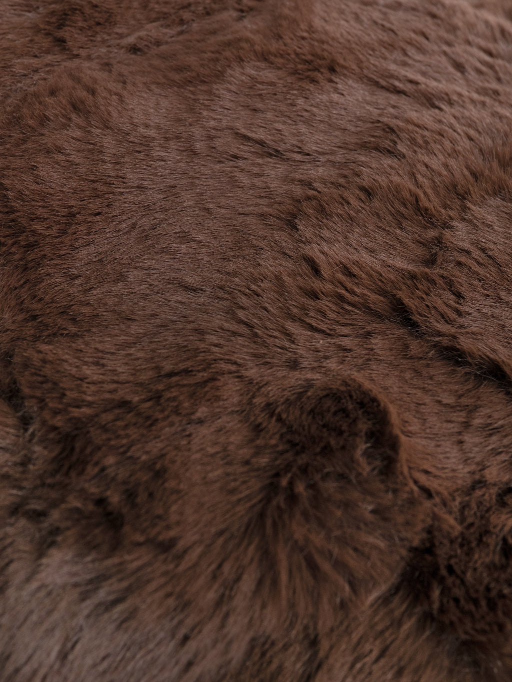 Plaid SUSANNAH faux fur 260x280cm brown