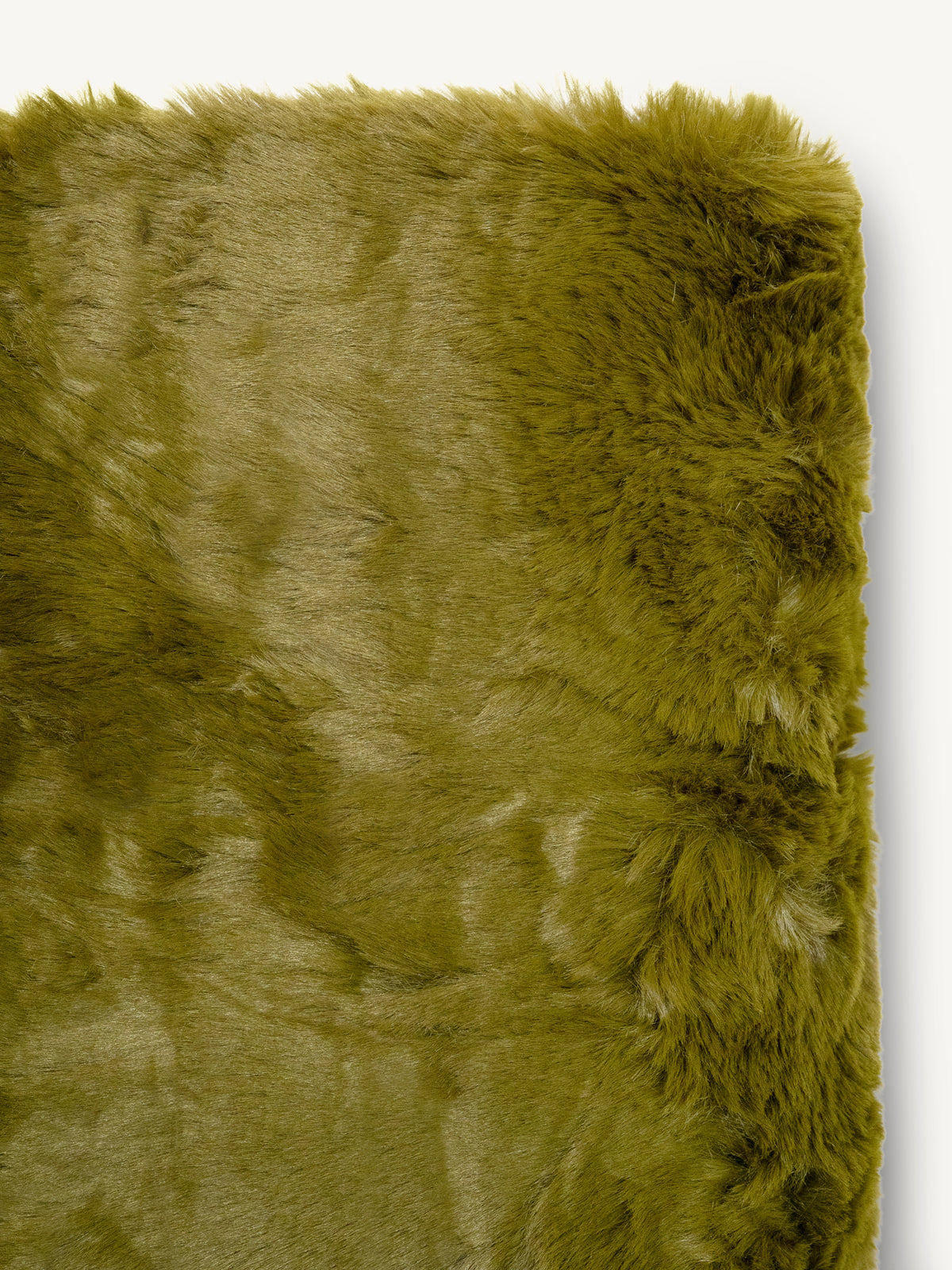 Cushion SUSAN faux fur 50x50cm olive